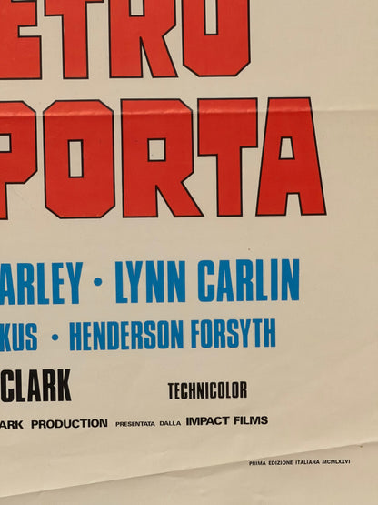 Locandina di cinema - La morte dietro la porta