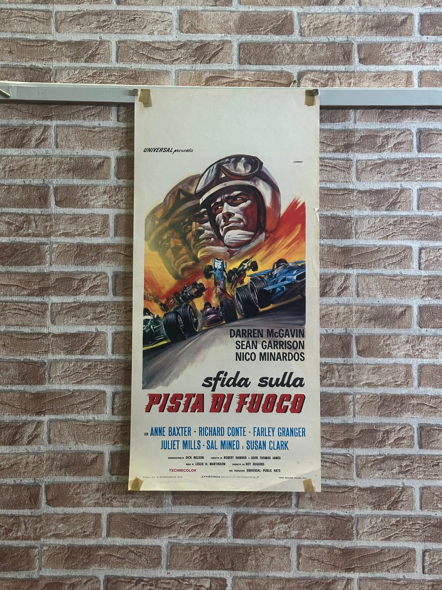 Locandina di cinema - Pista di Fuoco