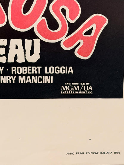 Locandina di cinema - La pantera rossa