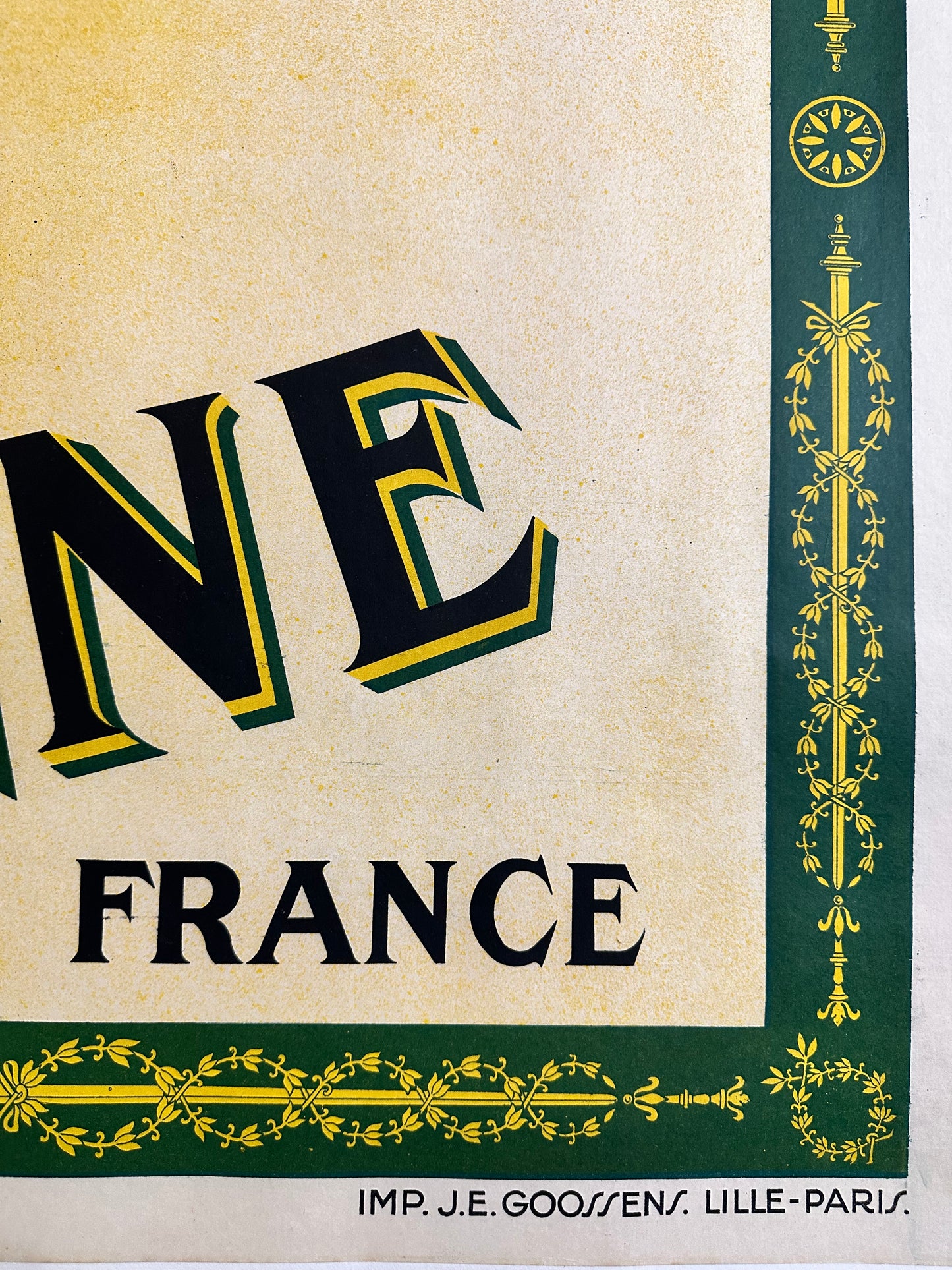 Manifesto pubblicitario originale - Montebello Champagne France