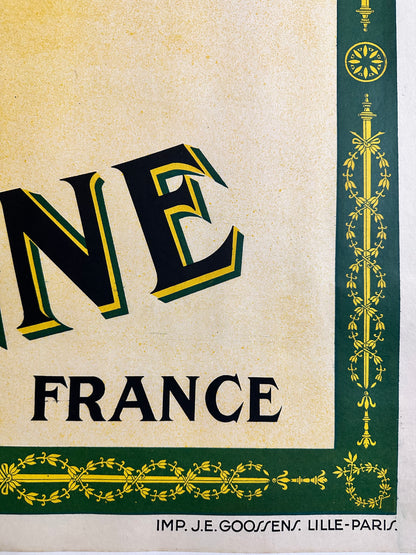 Manifesto pubblicitario originale - Montebello Champagne France