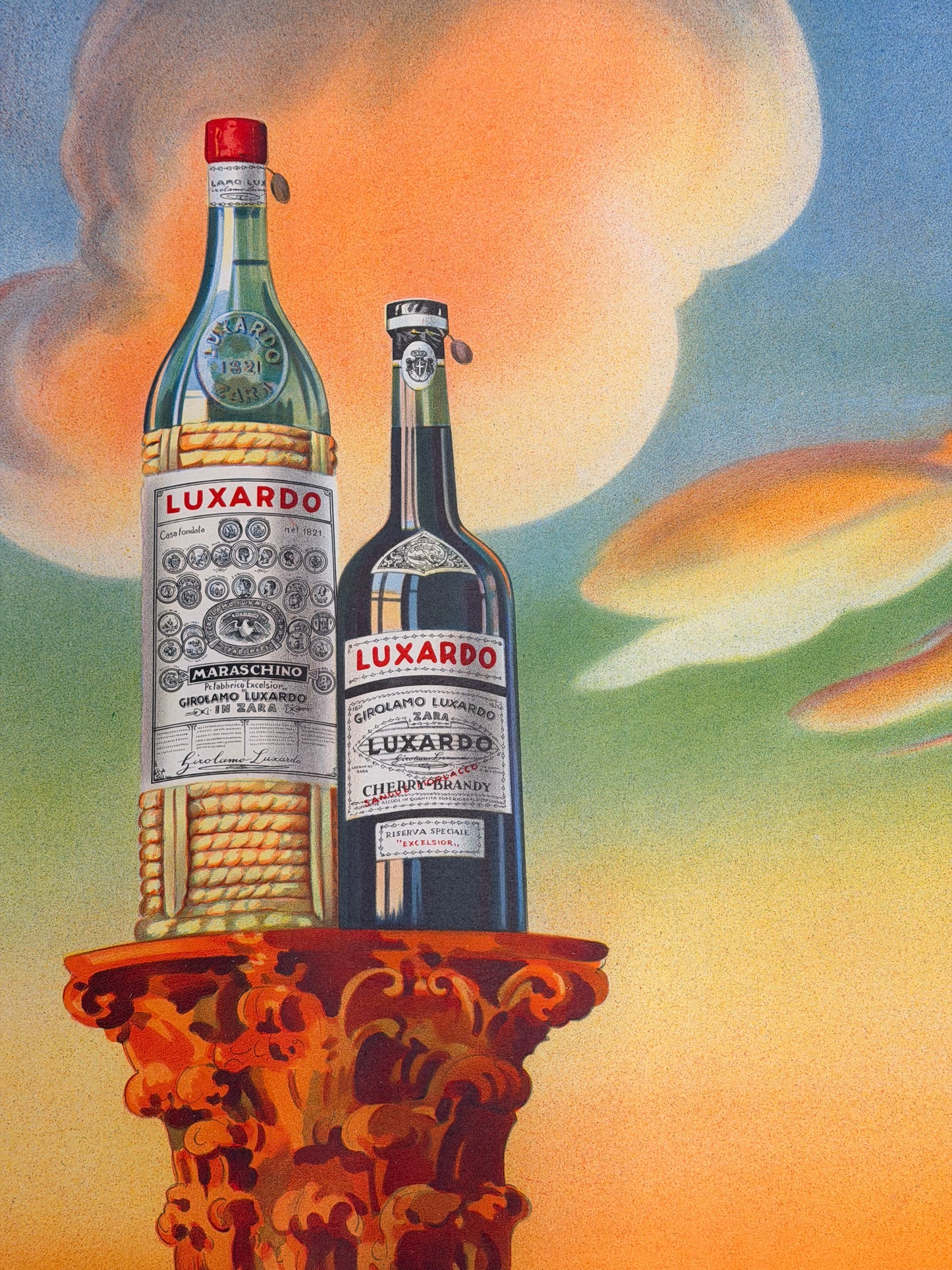 Manifesto pubblicitario originale - Luxardo - Zara