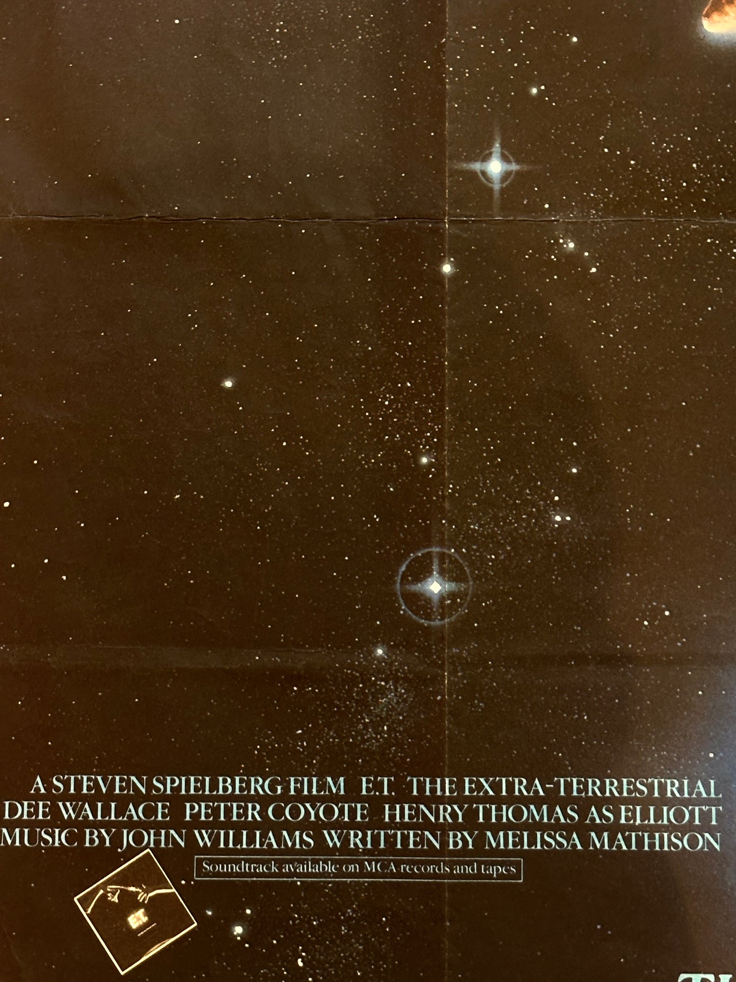 Manifesto originale di cinema - E.T (versione americana)