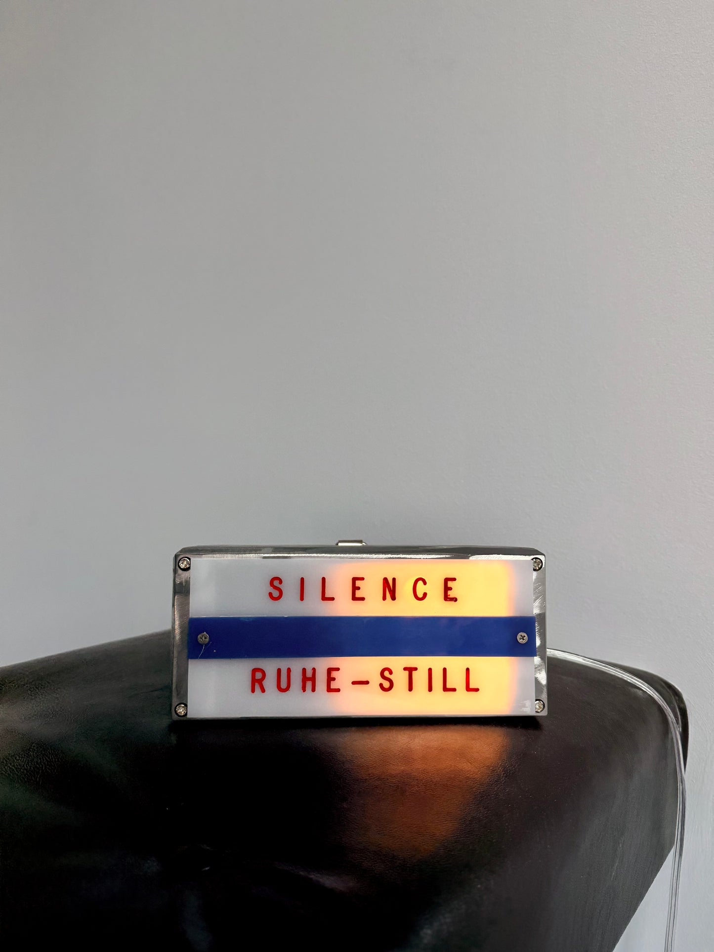 Insegna luminosa - Silence Ruhe Still