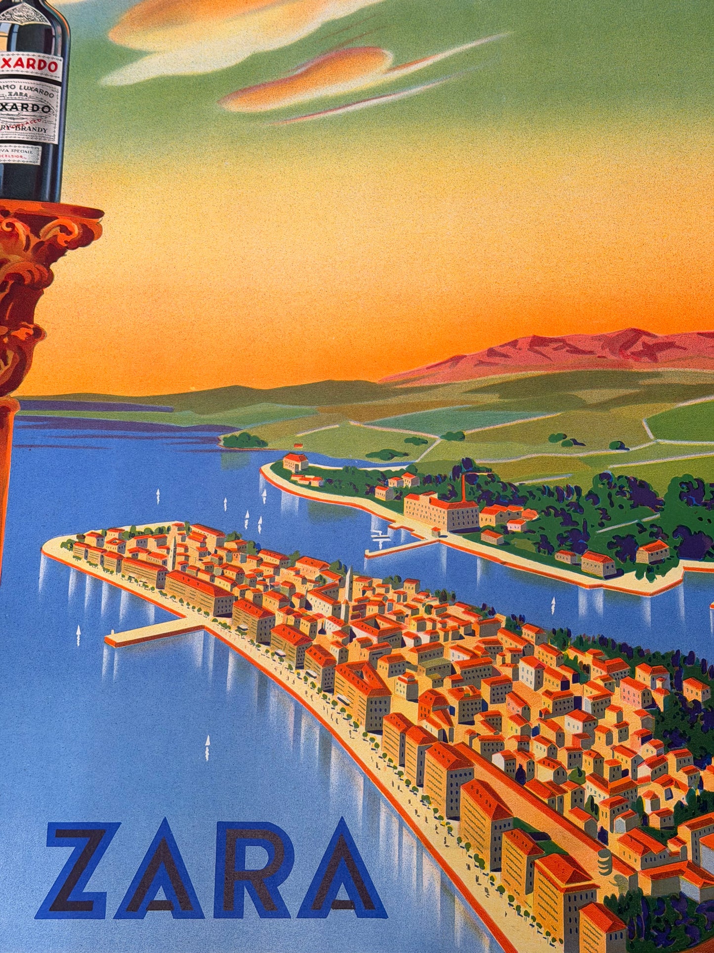 Manifesto pubblicitario originale - Luxardo - Zara