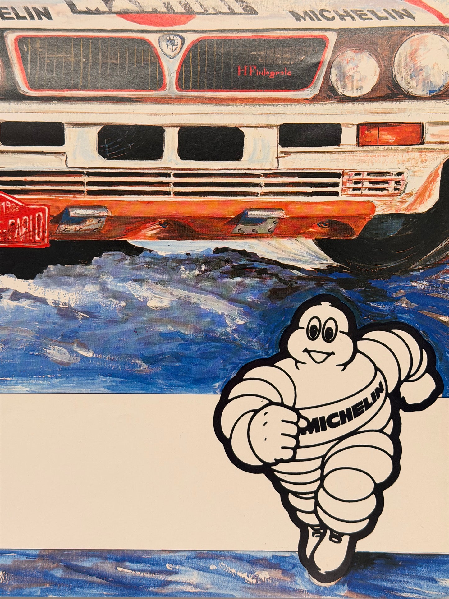 Manifesto pubblicitario - Rallye Monte Carlo 1988