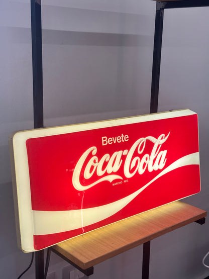 Insegna pubblicitaria originale - Bevete Coca Cola