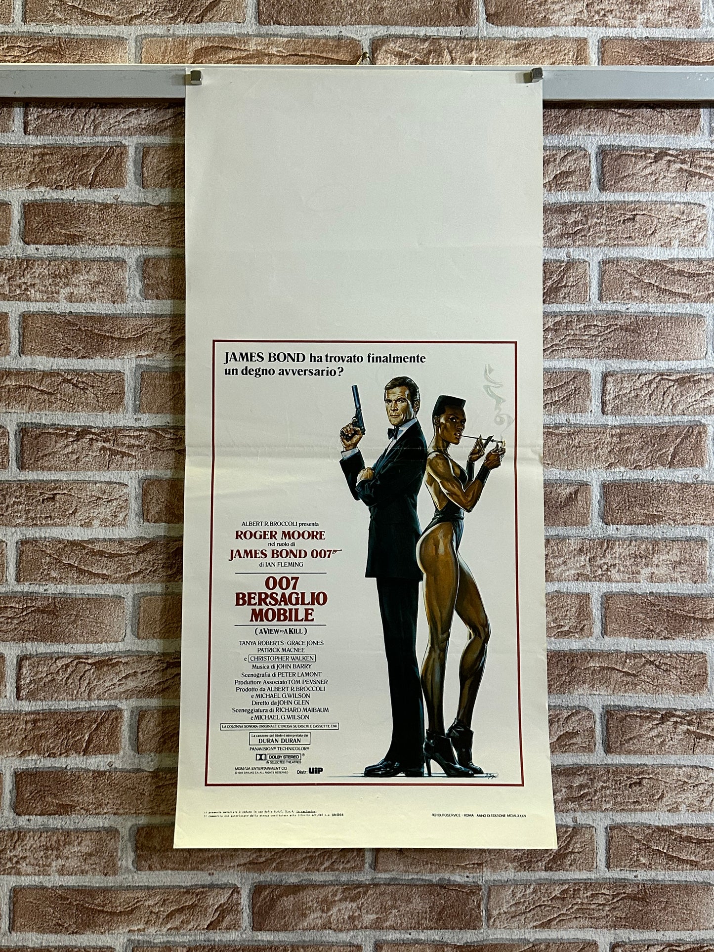 Locandina di cinema - 007 Bersaglio Mobile - Ian Fleming