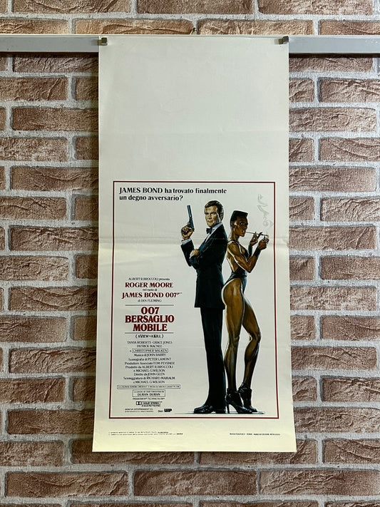 Locandina di cinema - 007 Bersaglio Mobile - Ian Fleming