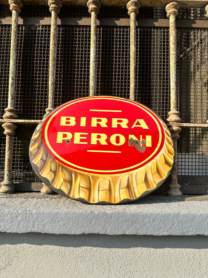 Insegna smaltata - Birra Peroni - Roma
