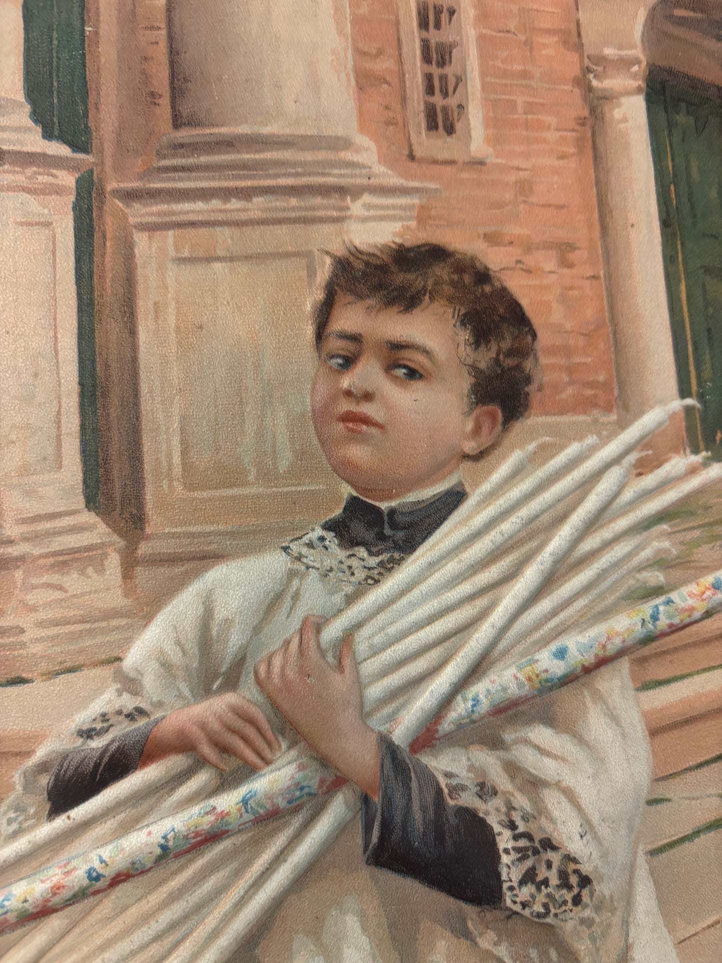 Insegna Litografata Candele e Cera Pietro Vitali