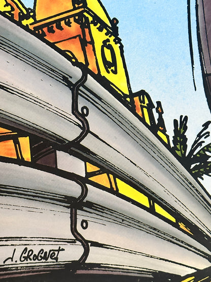 Manifesto pubblicitario originale - Grand Prix Monaco 1986