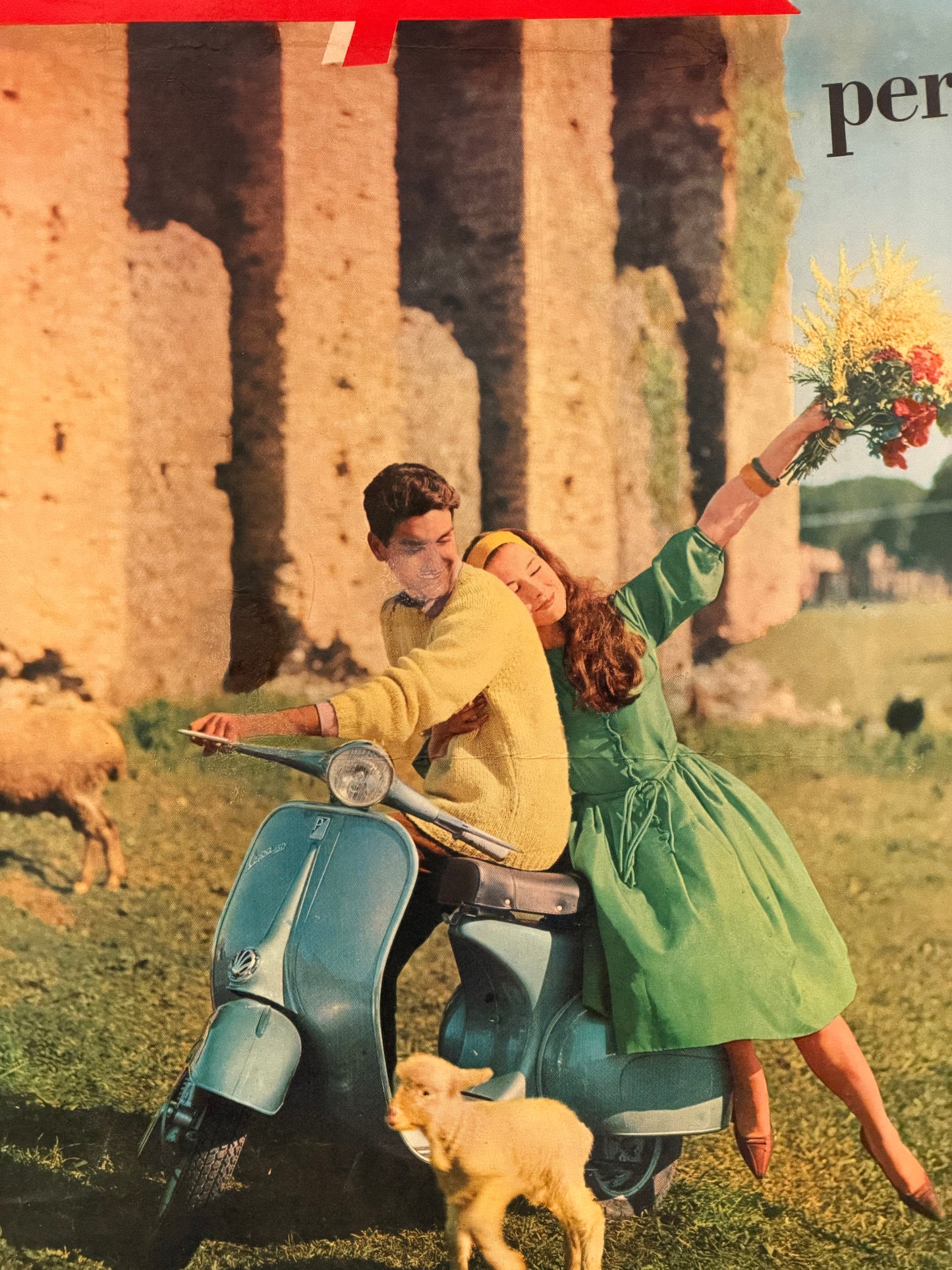 Manifesto pubblicitario originale - Vespa