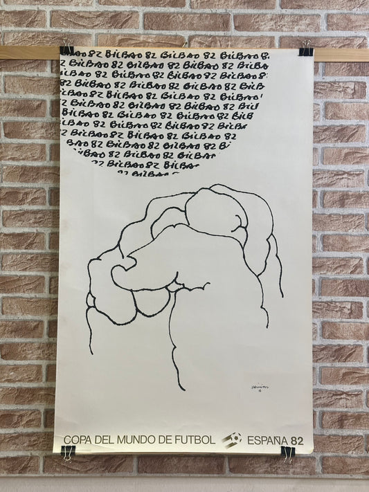 Manifesto pubblicitario originale - Mondiale Spagna 82