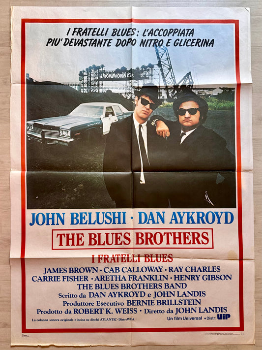 Manifesto originale di cinema - The blues brothers