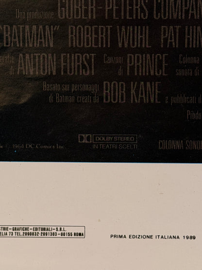 Locandina di cinema - Batman Jack Nicholson