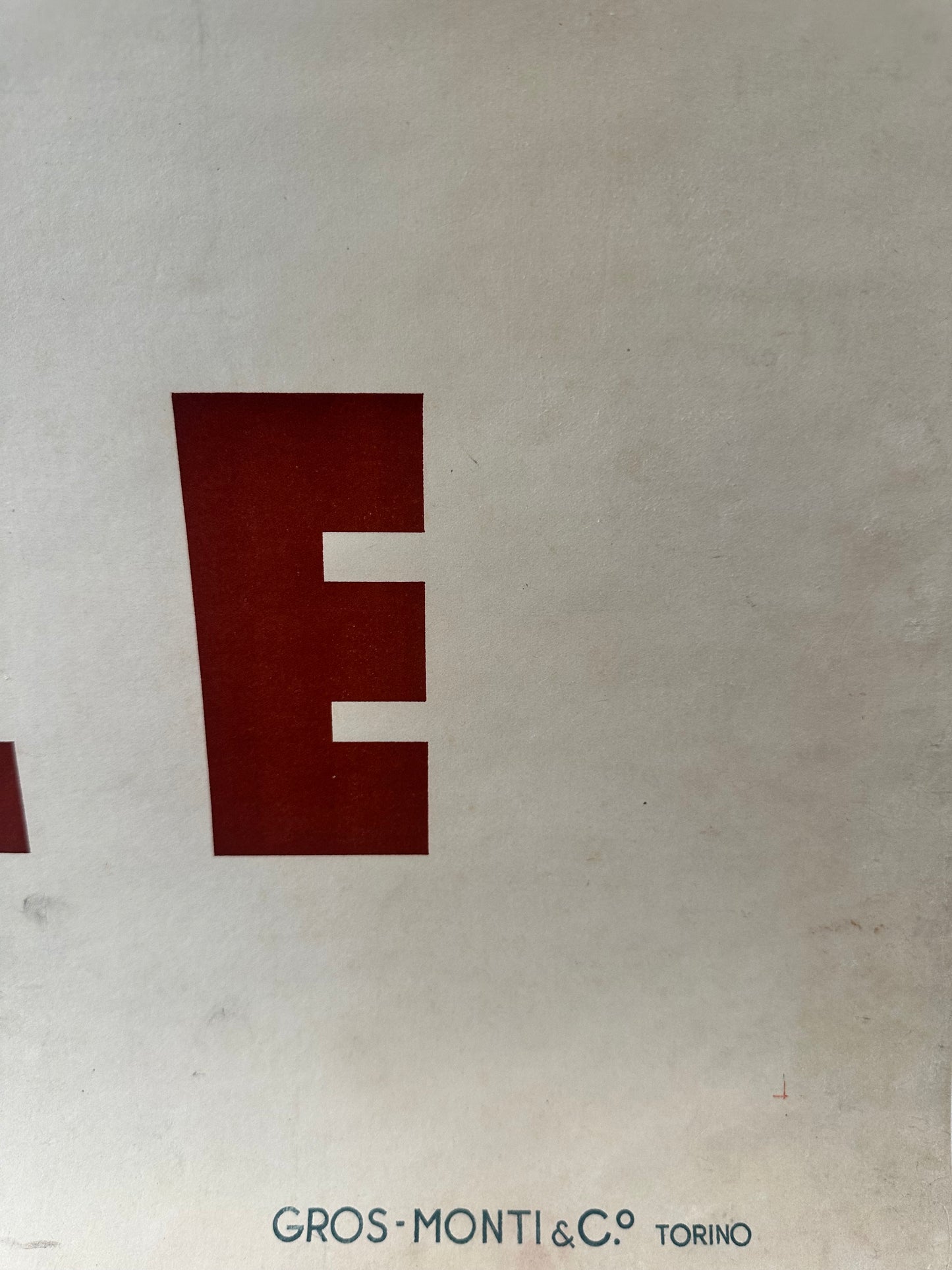 Manifesto pubblicitario originale - Firenze