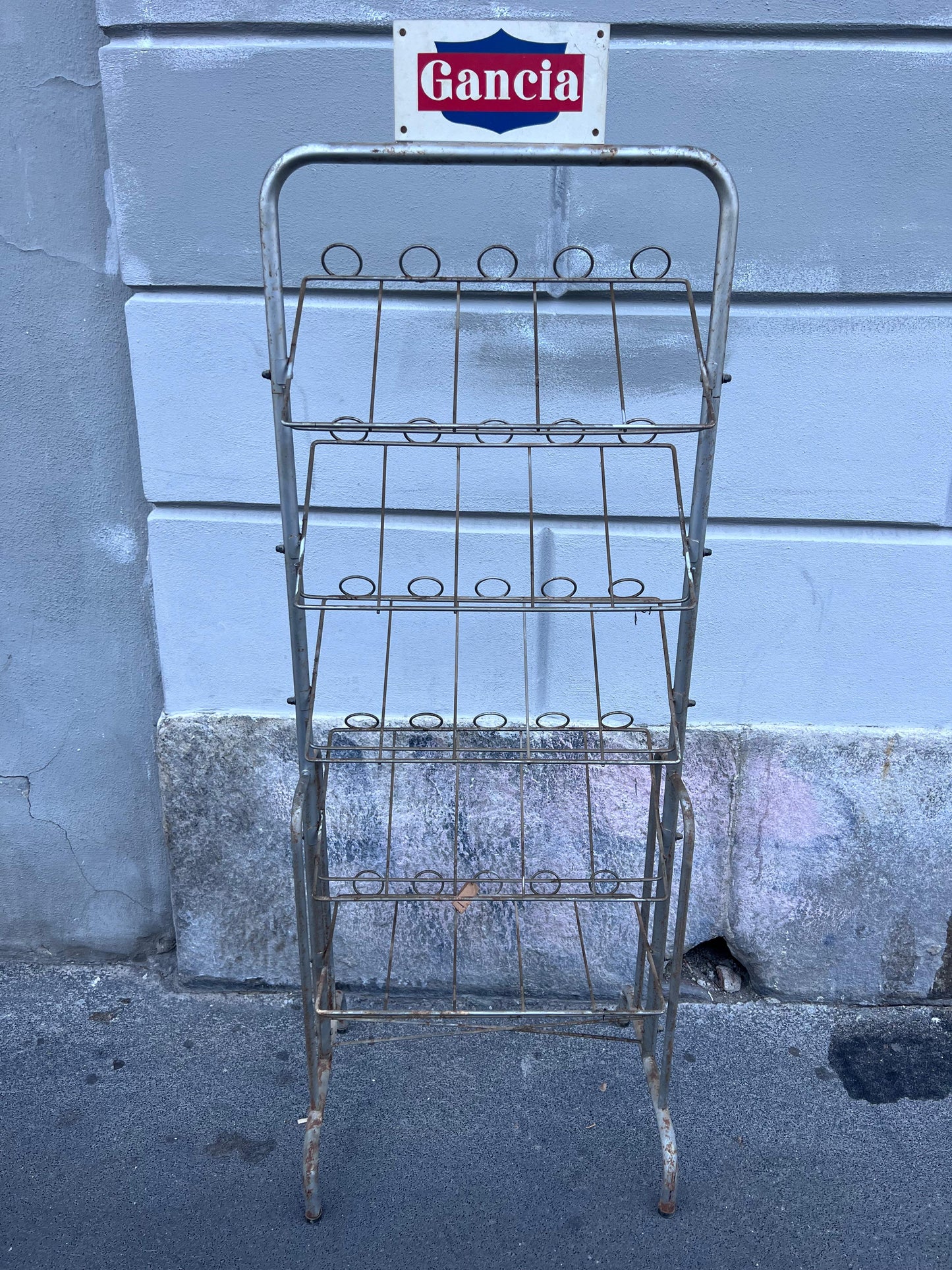 Espositore porta bottiglie cantinetta gancia Torino