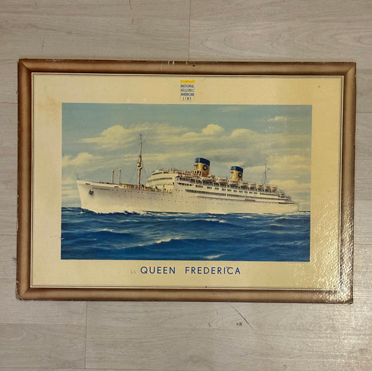 Cartonato pubblicitario - National Helletic American Line