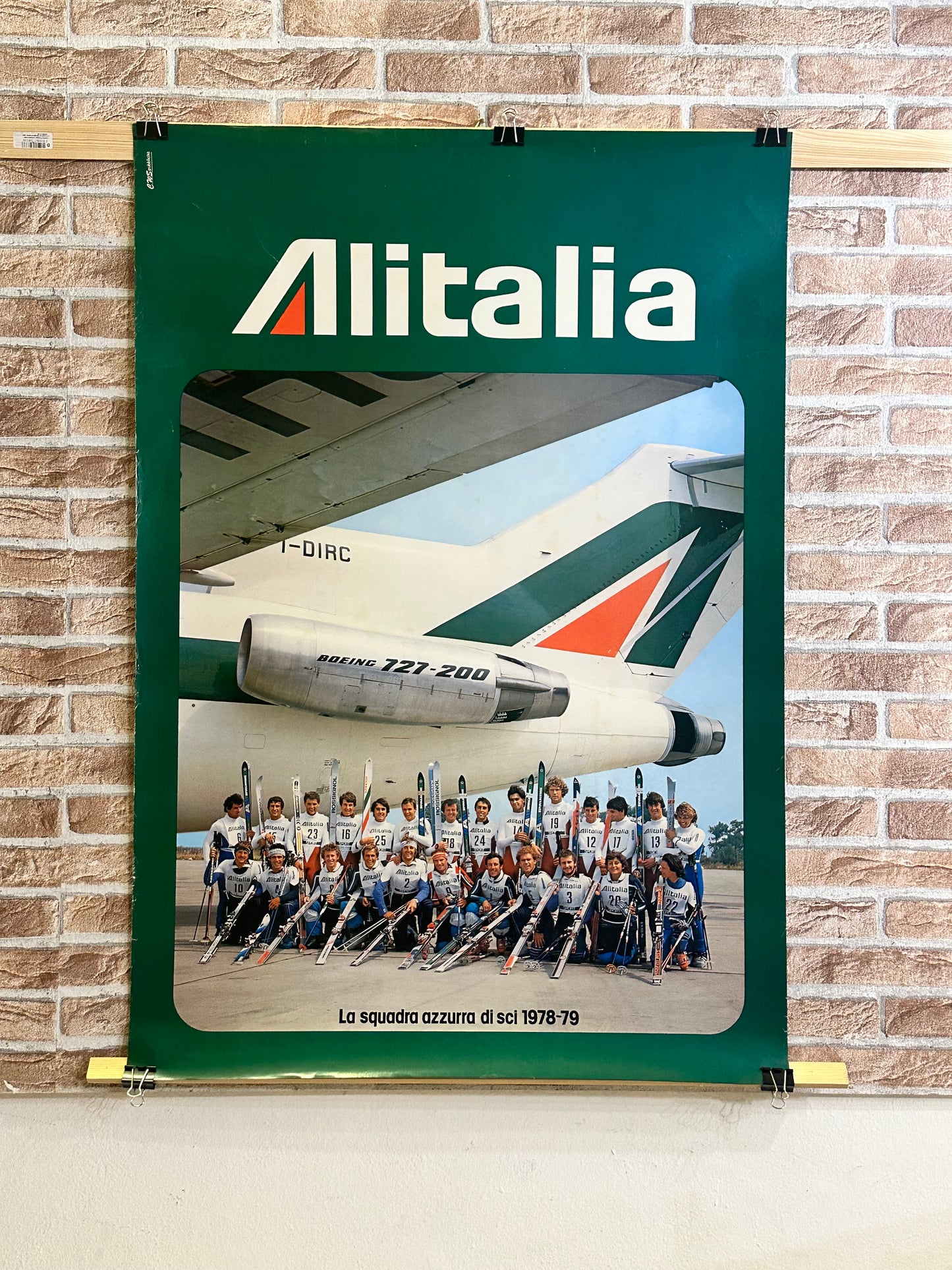 Manifesto pubblicitario originale - Alitalia