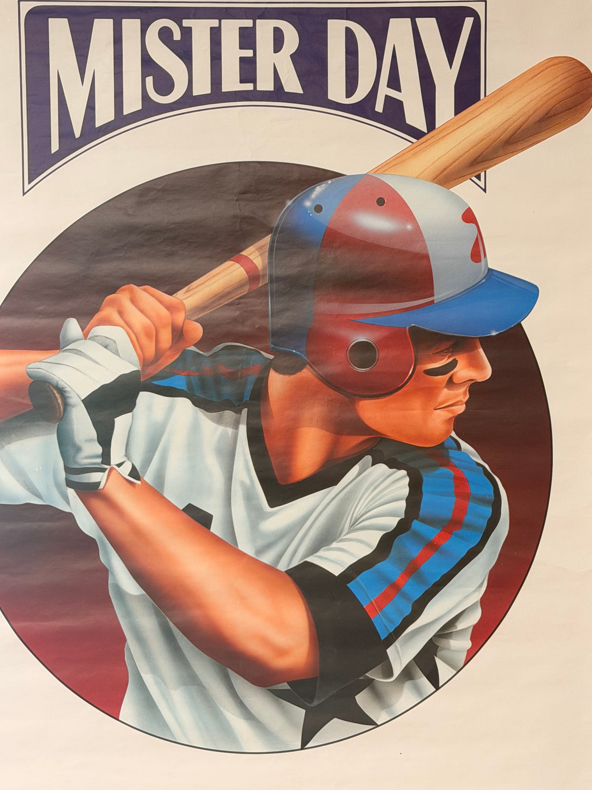 Manifesto pubblicitario originale - Mister Day Parmalat - Parma (baseball)