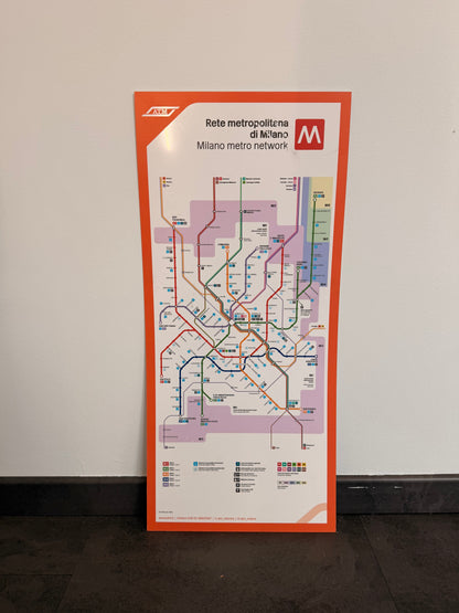 Mappa ufficiale ATM Metro Milano