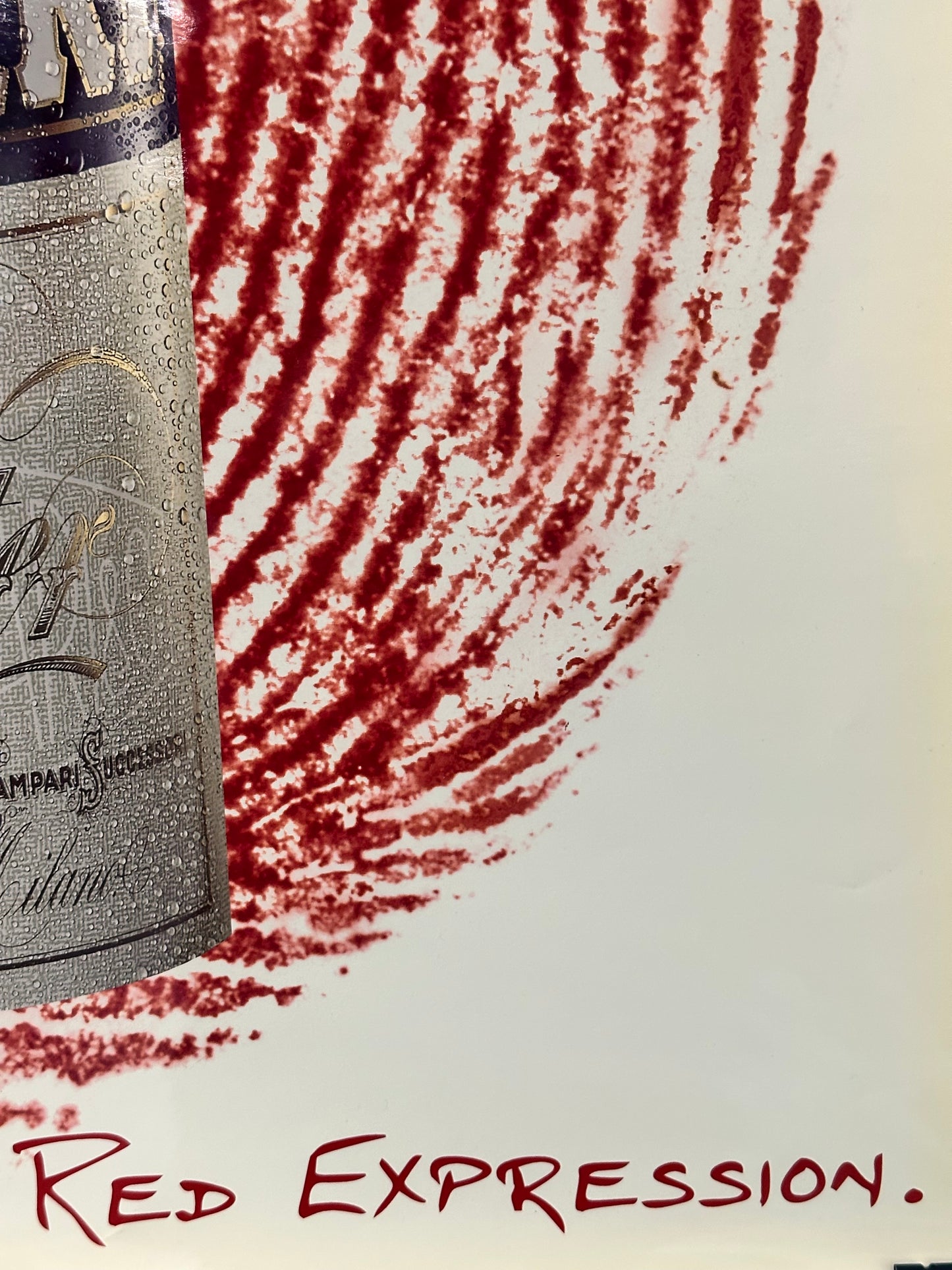 Manifesto pubblicitario originale - Campari Red Expression