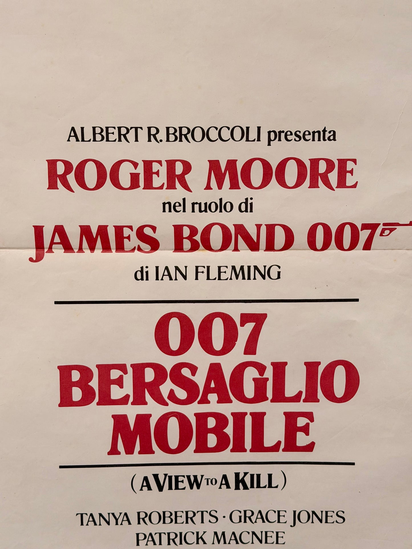 Manifesto di cinema - 007 Bersaglio Mobile