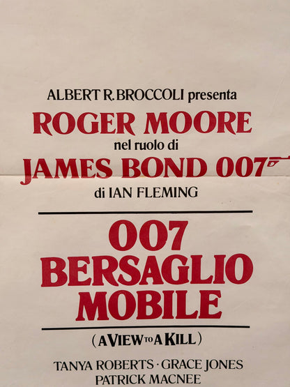 Manifesto di cinema - 007 Bersaglio Mobile