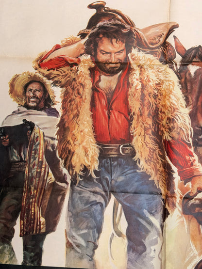 Manifesto di cinema - Arrivavano sempre al tramonto - Bud Spencer - Terence Hill