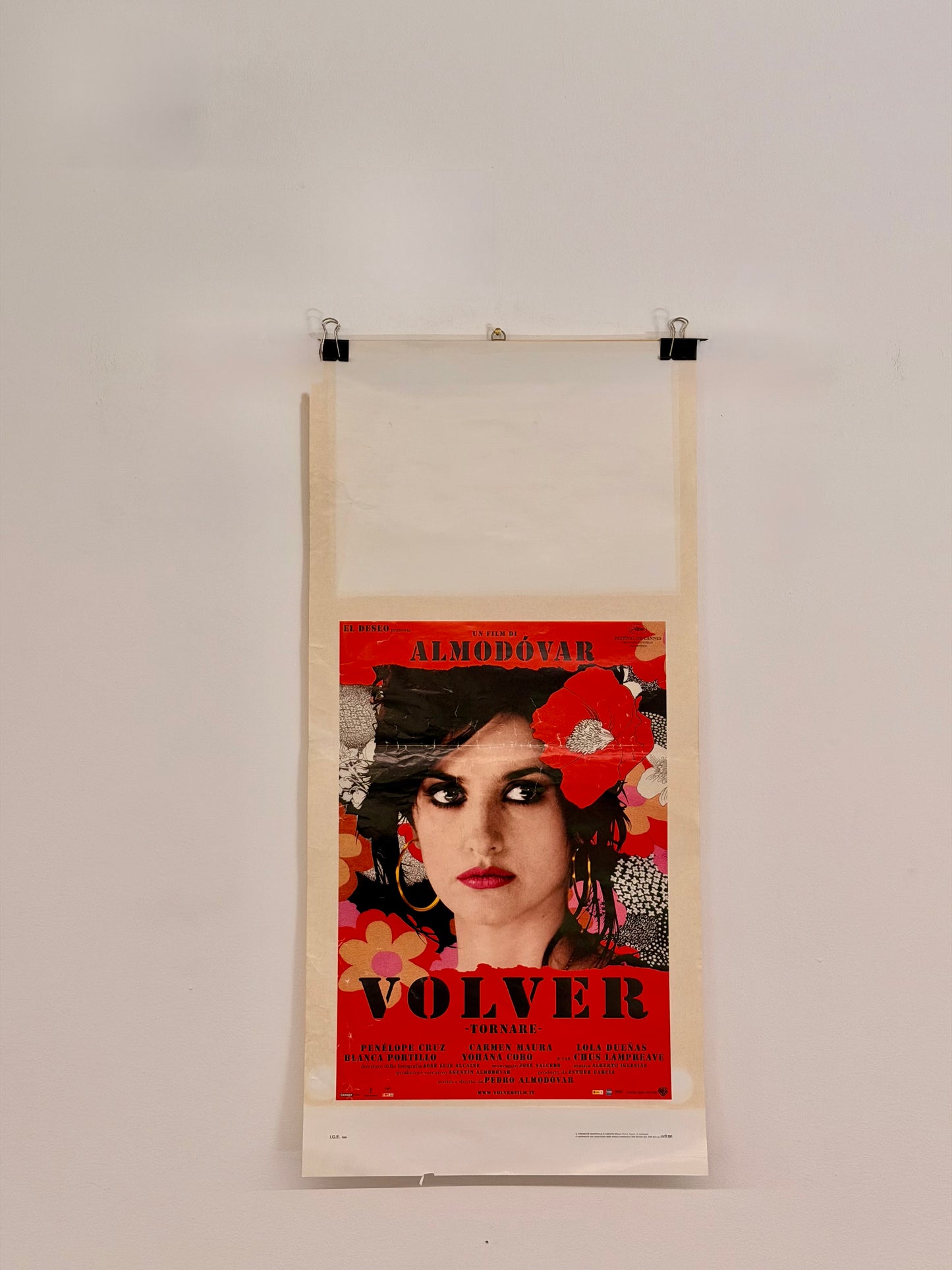 Locandina di cinema - Volver - Almodóvar