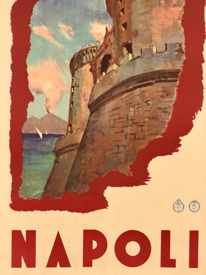 Manifesto pubblicitario originale - Napoli ENIT