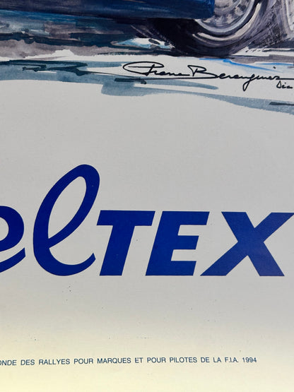 Manifesto pubblicitario originale - Rallye Monte Carlo
