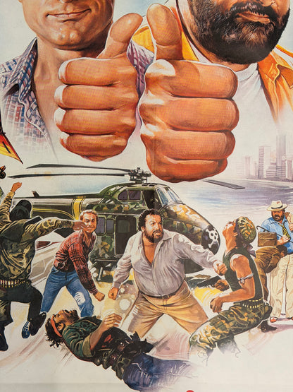Manifesto di cinema - Non c'è due senza quattro - Bud Spencer e Terence Hill