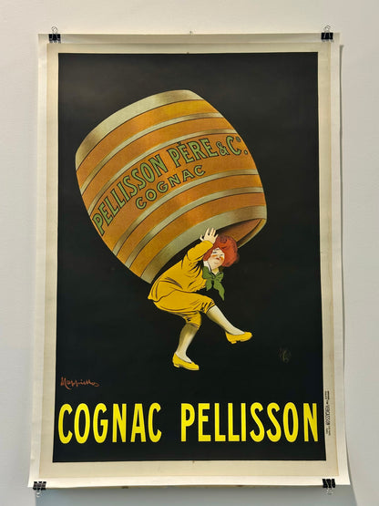 Manifesto pubblicitario originale - Cognac Pellisson