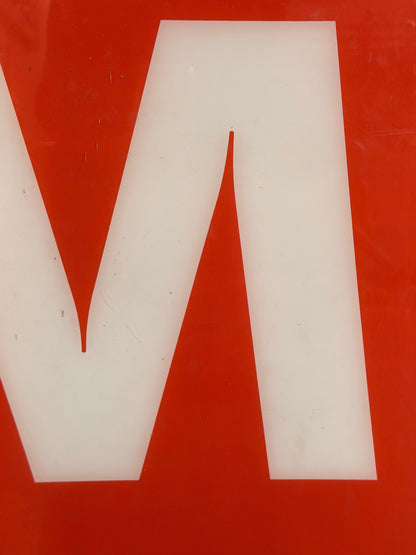 Insegna originale - ATM Metro Milano