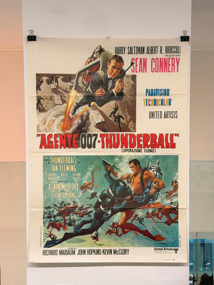 Manifesto di cinema - 007 Thunderball - Sean Connery