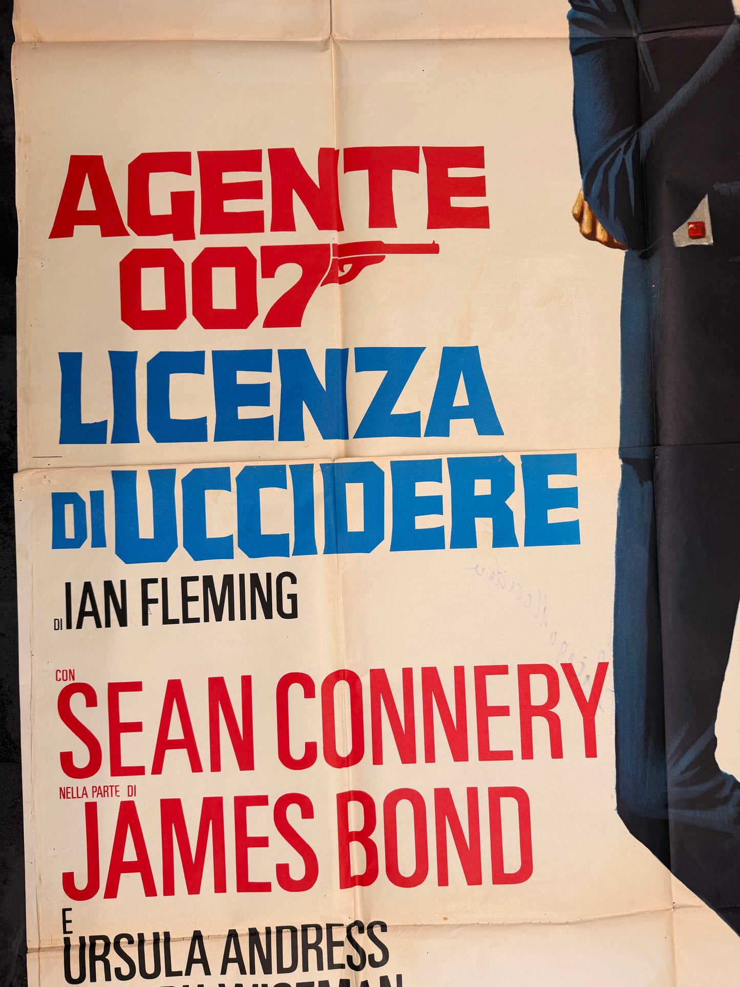Manifesto di cinema - Agente 007 licenza di uccidere - Sean Connery