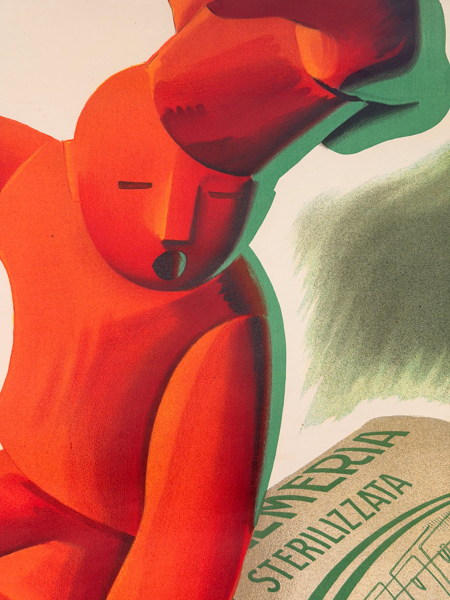 Manifesto originale pubblicitario - Burro Zatti