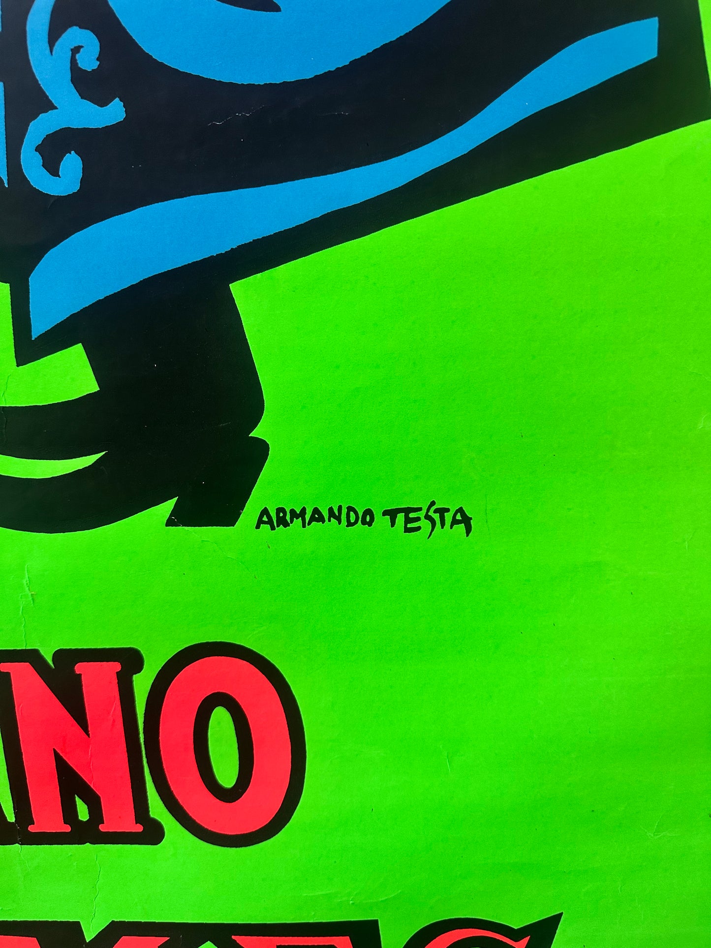 Manifesto pubblicitario originale - Carpano Punt e Mes - Armando Testa