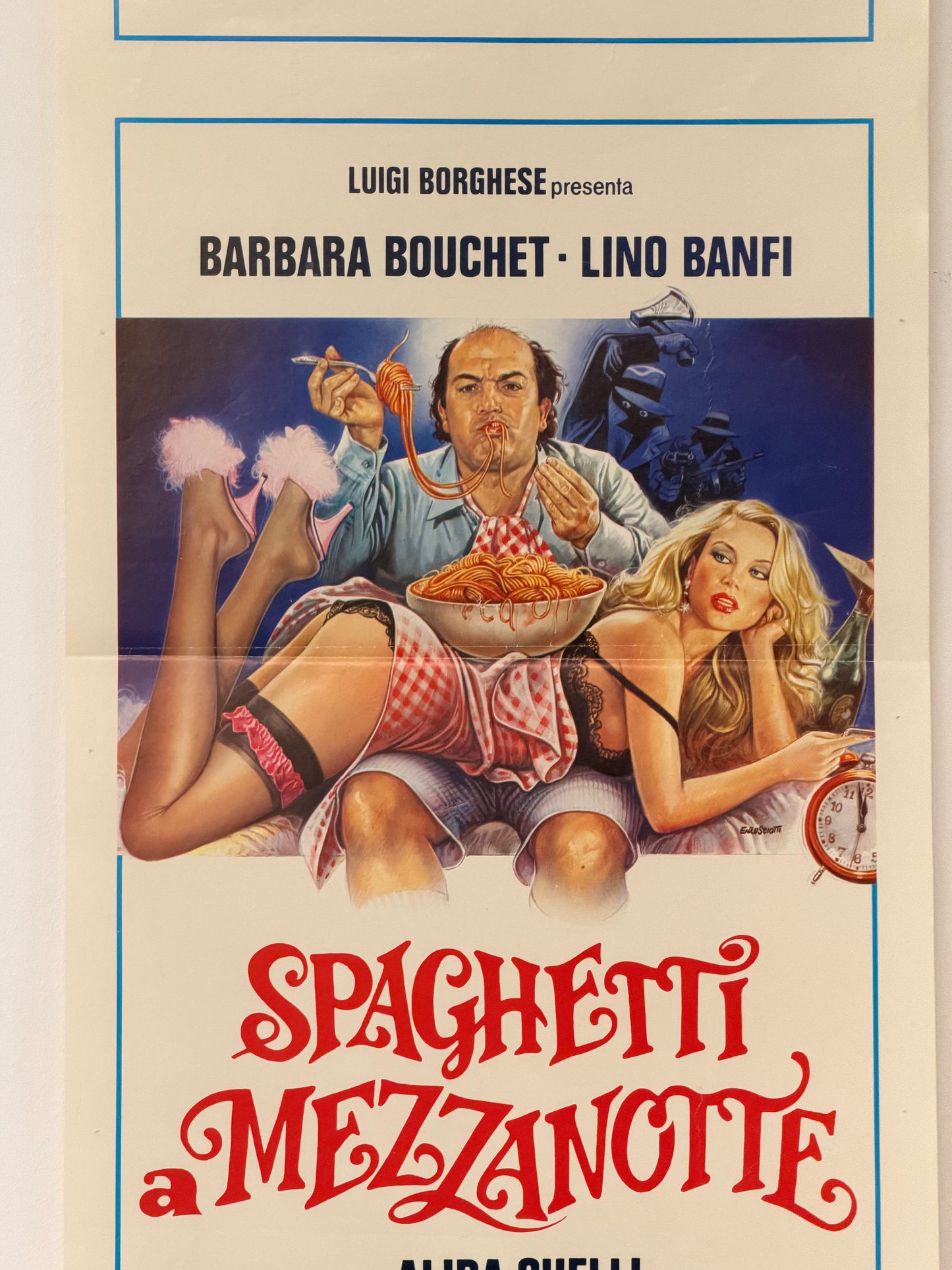Locandina di cinema - Spaghetti a mezzanotte