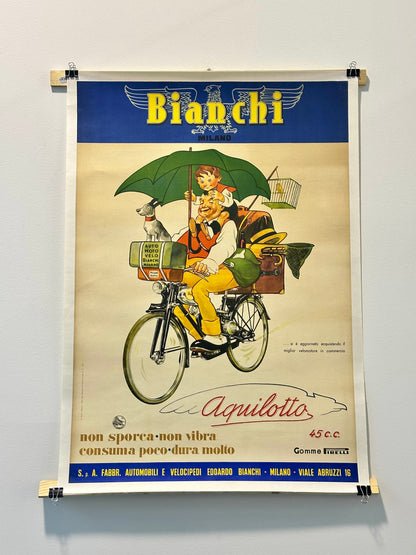 Manifesto pubblicitario originale -  Bianchi