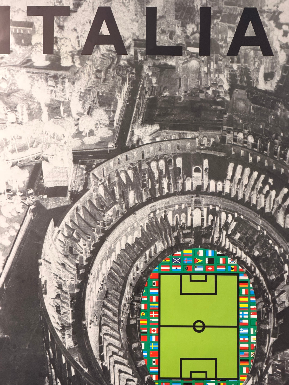 Manifesto pubblicitario originale - Italia 90