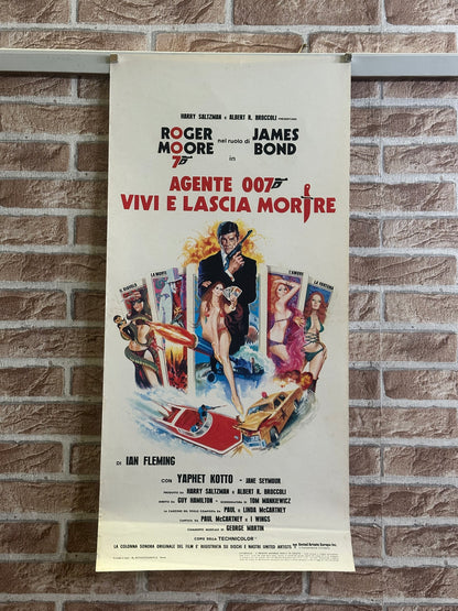 Locandina di cinema - 007 Vivi e lascia morire