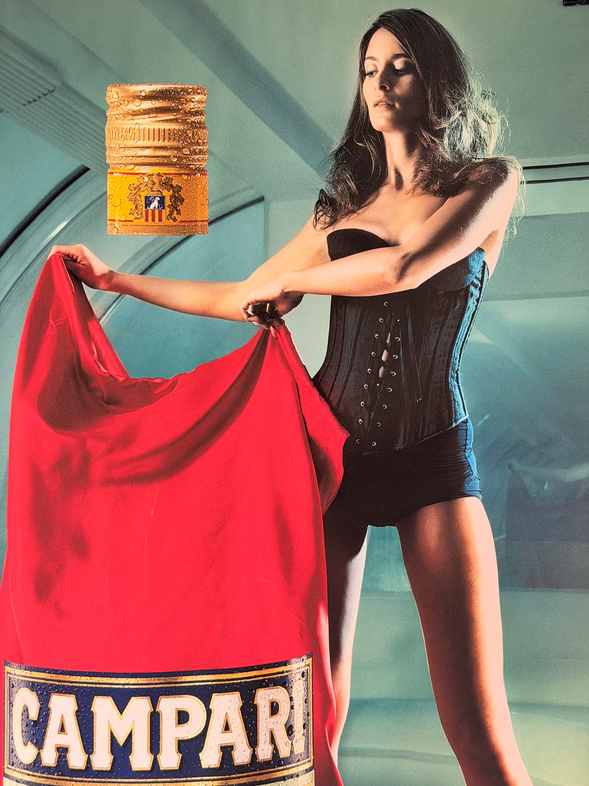 Manifesto pubblicitario originale - Campari Red Passion