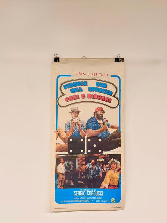 Locandina di cinema - Pari e Dispari - Terence Hill - Bud Spencer