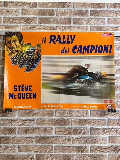 Manifesto originale di cinema - Il Rally dei Campioni - Steve McQueen