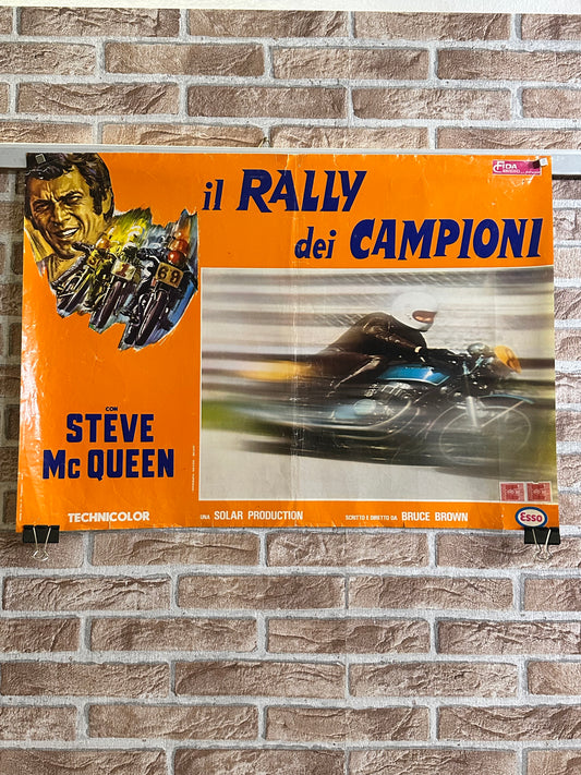 Manifesto originale di cinema - Il Rally dei Campioni - Steve McQueen