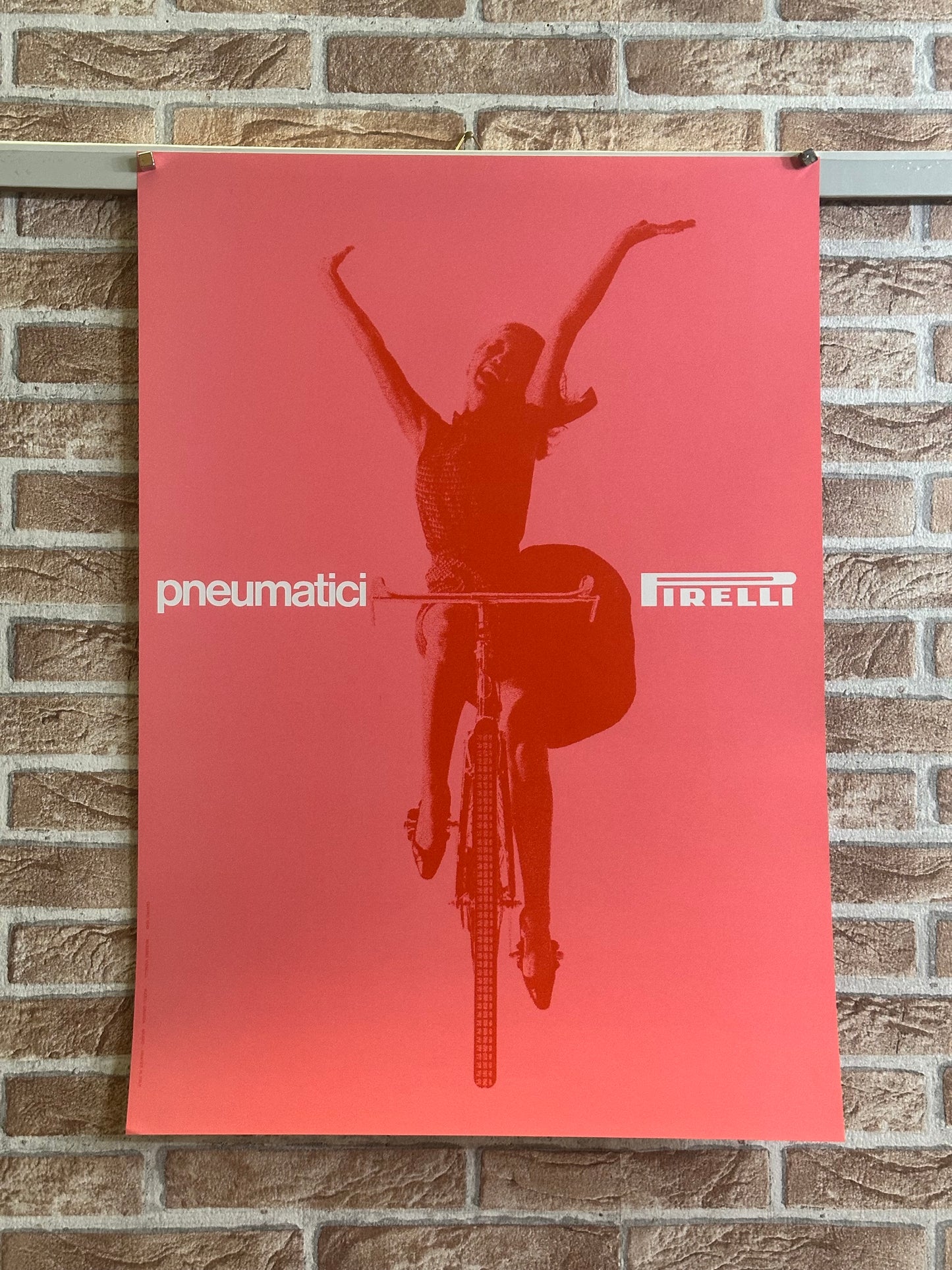 Manifesto pubblicitario originale - Pneumatici Pirelli