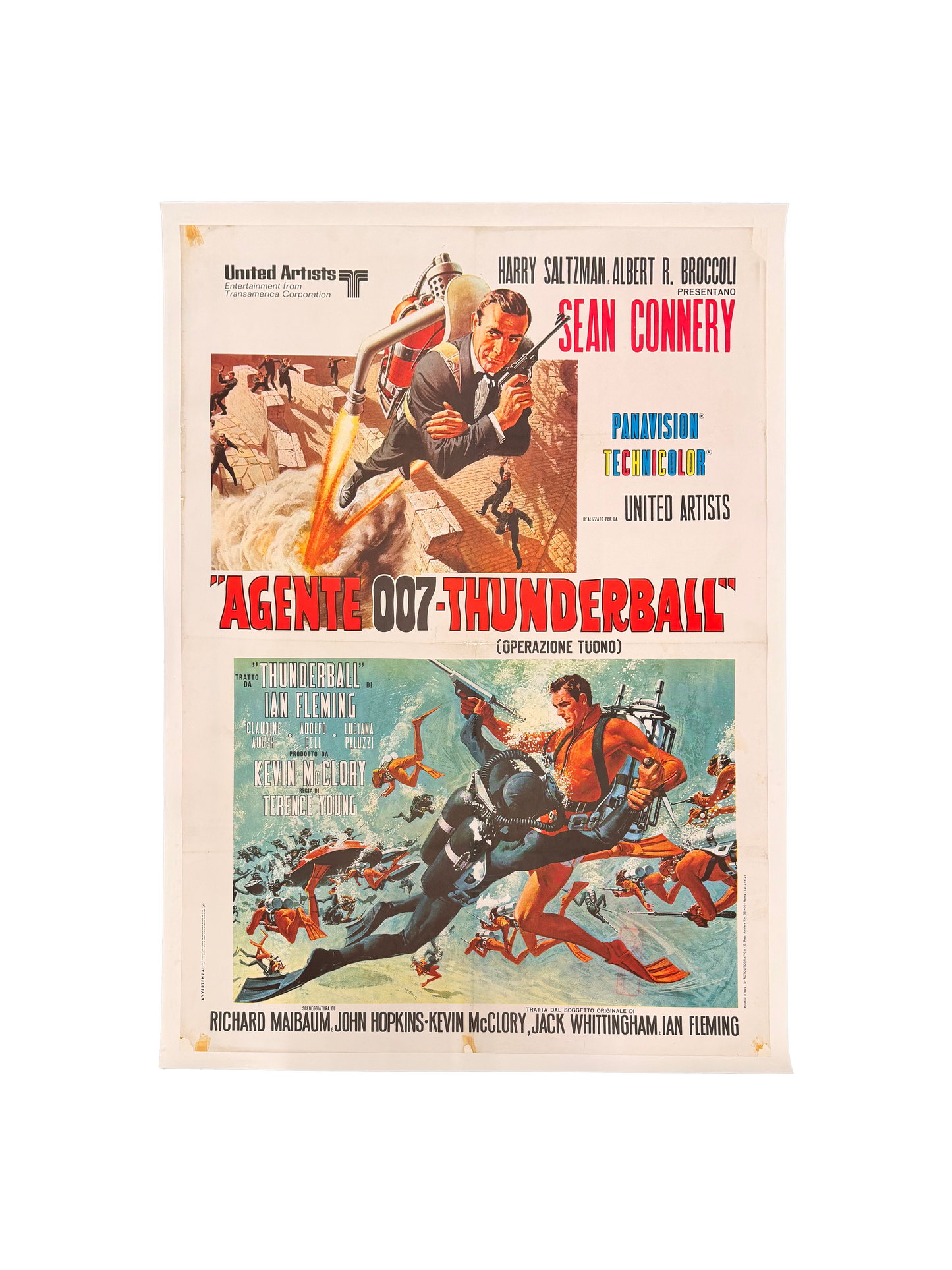 Manifesto di cinema - 007 Thunderball - Sean Connery